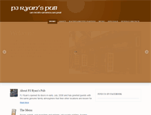 Tablet Screenshot of pjryanspub.com